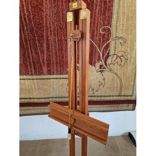 83 - Large / Substantial Floor Standing Wooden Artist Easel, by 'Daler Rowney, England'