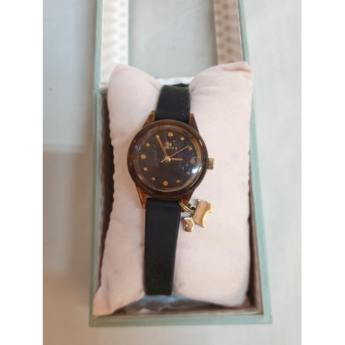 803 - Ladies Radley Blue Leather Hand / Shoulder Bag and Radley Ladies Quartz Watch *Basic Test and Workin... 