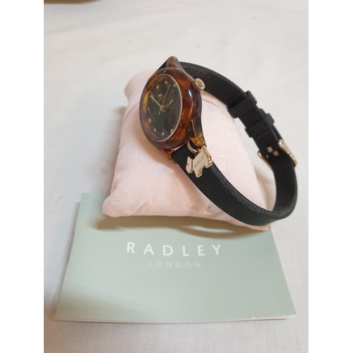 803 - Ladies Radley Blue Leather Hand / Shoulder Bag and Radley Ladies Quartz Watch *Basic Test and Workin... 