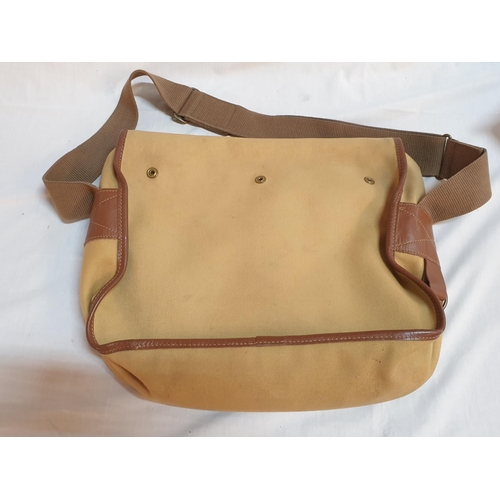 245 - Vintage Barbour Canvas / Leather Shooting Fishing Game Bag