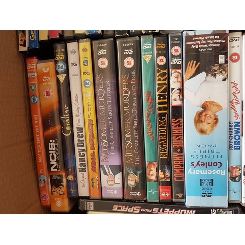 474 - Huge Collection of Approx 60 - 80pcs of Assorted DVD's inc; 