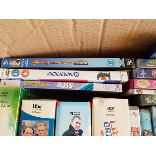 474 - Huge Collection of Approx 60 - 80pcs of Assorted DVD's inc; 