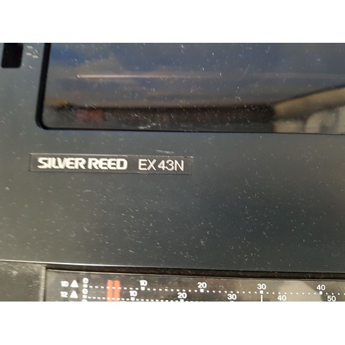 493 - Silver Reed EX43N, Electronic Compact Typewriter (Un-Tested)