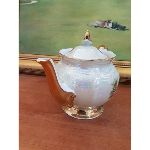 193 - Vintage Large Porcelain Tea Pot 