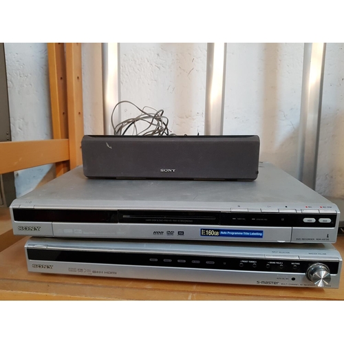 284 - Sony Surround System DVD Recorder (RDR-HX720) Multi Channel AV Receiver Speakers System , NO R/C (6)