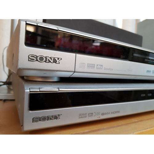 284 - Sony Surround System DVD Recorder (RDR-HX720) Multi Channel AV Receiver Speakers System , NO R/C (6)