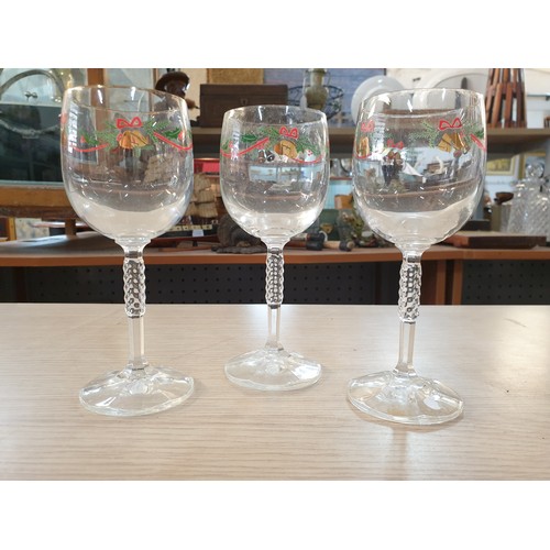 448 - Assorted Collecion of Glassware; Crystal and Cut Glass Wine and Champagne Glasses, Mug and Others in... 