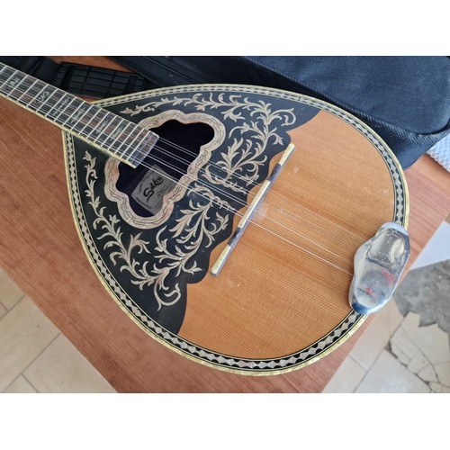 100 - Sakis Bouzouki, Hand made by Dionisios Matsikas & Sons in Hellas, Greece; 4 x Pairs of Strings, Appr... 