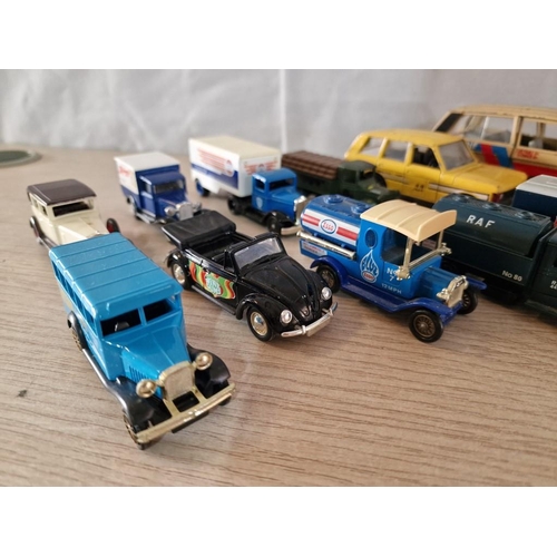 20 - Collection of 13 x Assorted Scale Model Vehicles, Incl. Burago, Corgi, Lledo, etc, (13)