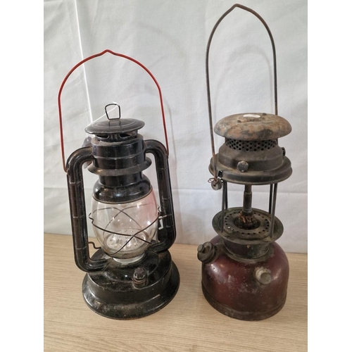 30 - 2 x Vintage Storm / Tilley Lamps, (a/f)