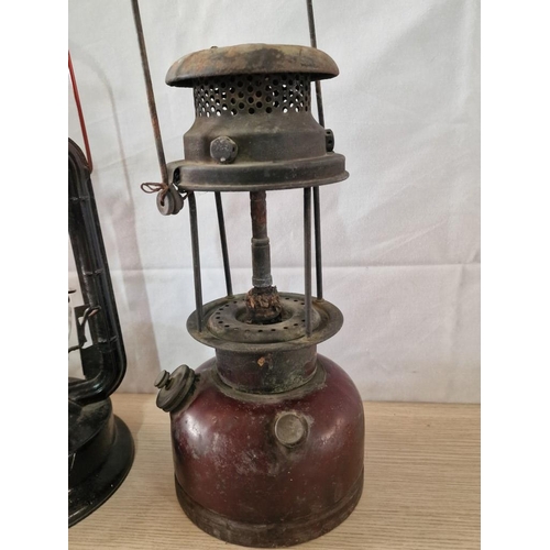 30 - 2 x Vintage Storm / Tilley Lamps, (a/f)