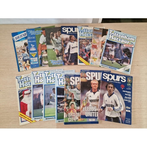 53 - Collection of 1980's Tottenham Hotspur Football Programmes, (14)