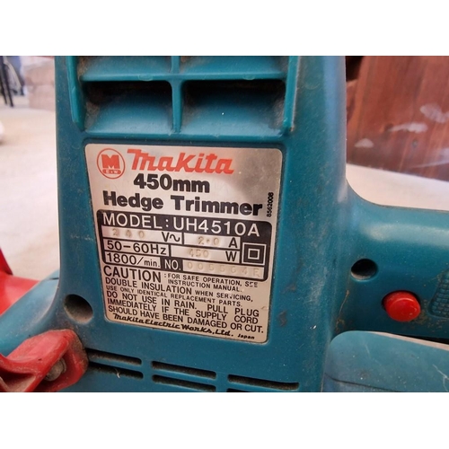 532 - Makita 450mm Hedge Trimmer, (Model: UH4510A)