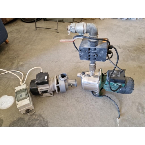 533 - 2 x Water Pumps, (Models: ABF63/2C-7 and DAB Euroinox 25/30M), Both Untested, (2)