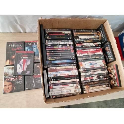 179 - Box with Large Qty of Assorted DVDs (see multiple catalogue photos for titles)