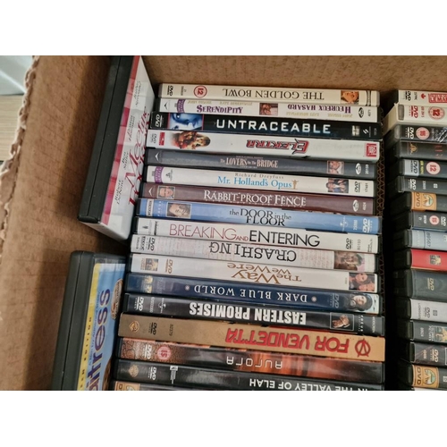 180 - Box with Large Qty of Assorted DVDs (see multiple catalogue photos for titles)