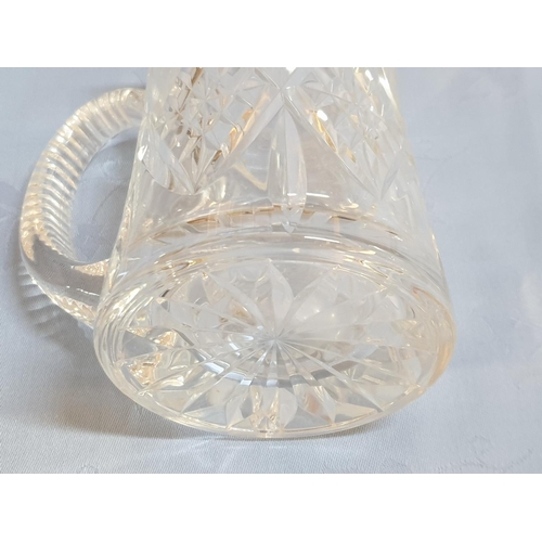 540 - 6 x Vintage Heavy Cut Crystal Golf Themed Tankards, 4 x White Metal Glass Drinks Coaster, Johnnie Wa... 