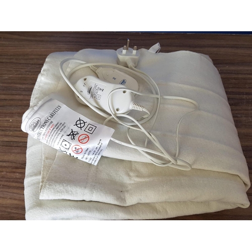 576 - Silentnight Electric Blanket, Model: TT-EE (Cover, 100% Polyester)