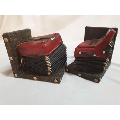 63 - Red Accordion Bookend