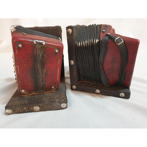 63 - Red Accordion Bookend