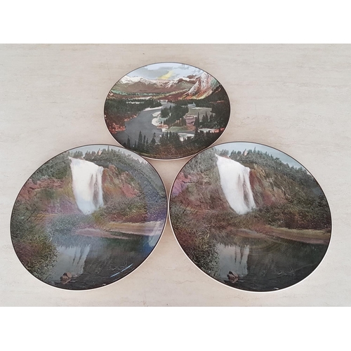 816 - Royal Doulton Porcelain Plates with Landscape 