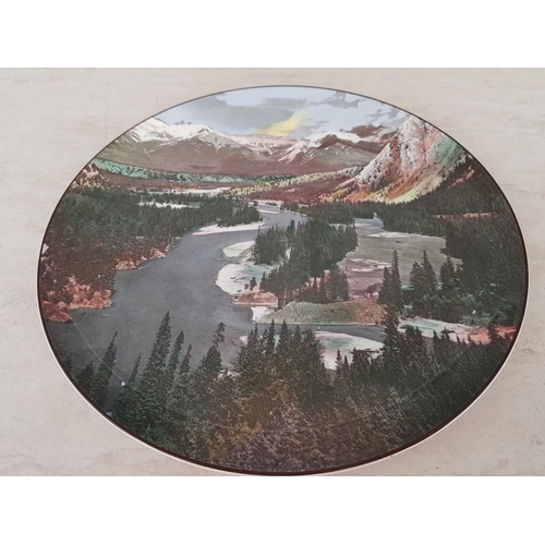 816 - Royal Doulton Porcelain Plates with Landscape 