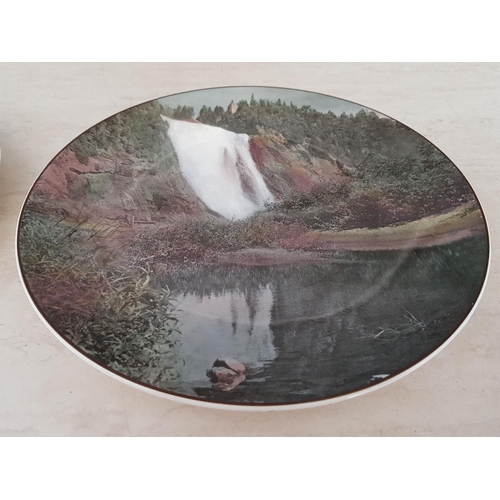 816 - Royal Doulton Porcelain Plates with Landscape 