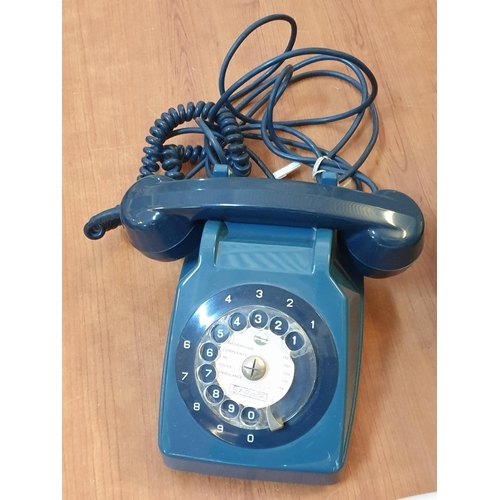 839 - Vintage Blue / Turquoise Socotel S63 Phone