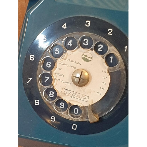 839 - Vintage Blue / Turquoise Socotel S63 Phone