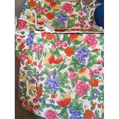 517 - Collection of 11 x Chair Cushions in Different Pattern