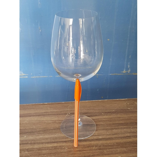 595 - Set of 4 x Jumbo Size Wine Glasses