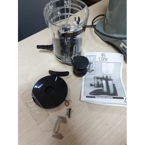 699 - Expobar (Cunill / Spain) Coffee Grinder *Basic Test and Working*