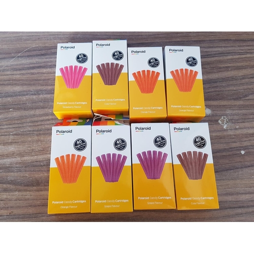 736 - 8 x Boxes of Mixed Flavor Candy Cartridge 