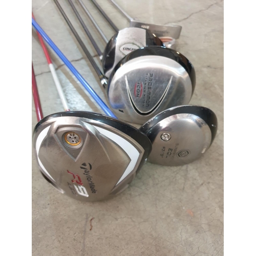 763 - Large Sport Collection of Various Golf Clubs, Tennis, Squash Rackets and Large Sport Bag