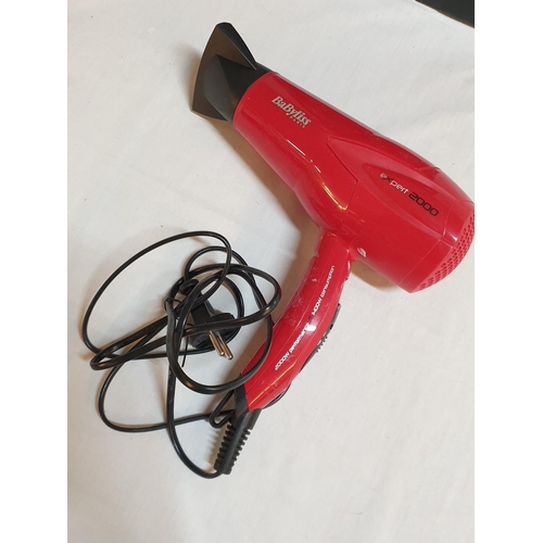 Babyliss Paris Expert 2000 Hairdryer Basic Test and Working