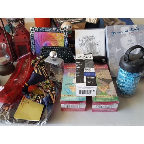 38 - '' Everything You Need and Must Have '' Large Collection of Assorted Items inc; Books, Wall Lights e... 