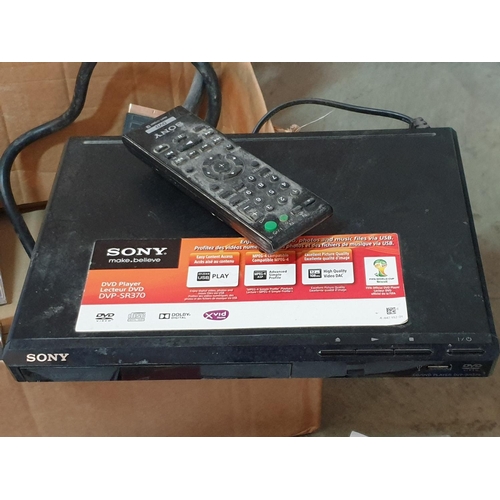 609 - Sony DVD Players (Un-Tested) DVP-ST370 with Large Collection on DVD's