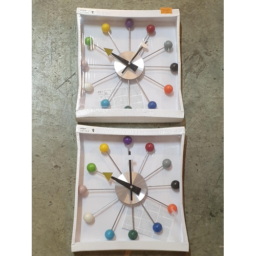 617 - Metal / Plastic Modern Wall Clock (Boxed)