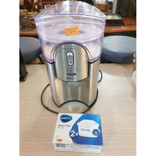 619 - Breville Brita Aqua Fountain Cooler (Brita Water Technology) + 1 x New Cartridges (Un-Tested)