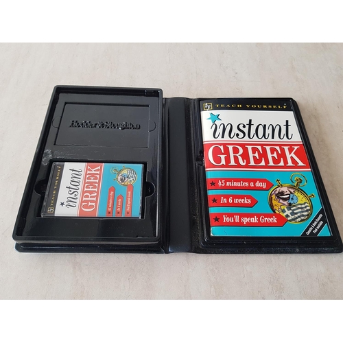 625 - Instant Greek Teach Yourself Greek by Tapes and Books Together with Aiwa Stereo Cassette Player (Un-... 