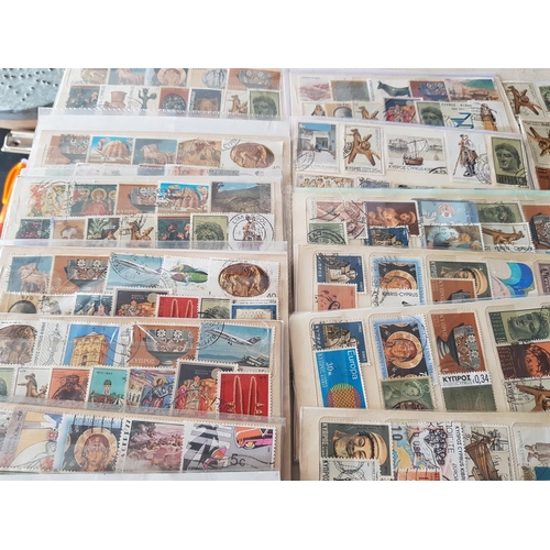 638 - Huge Collection of Vintage, Retro and Modern of 40 x Pages of Approx 10 x Stamps each Page