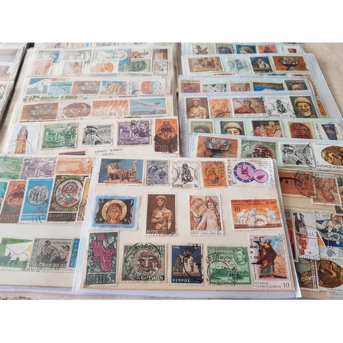 638 - Huge Collection of Vintage, Retro and Modern of 40 x Pages of Approx 10 x Stamps each Page