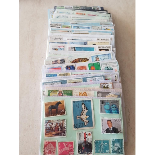 639 - Huge Collection of Stamps from All Over the World (50 x Pages, Approx 10 x Stamps each Page)