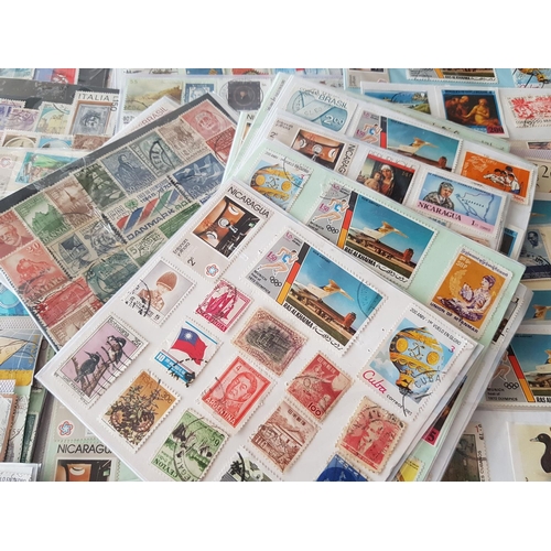 639 - Huge Collection of Stamps from All Over the World (50 x Pages, Approx 10 x Stamps each Page)