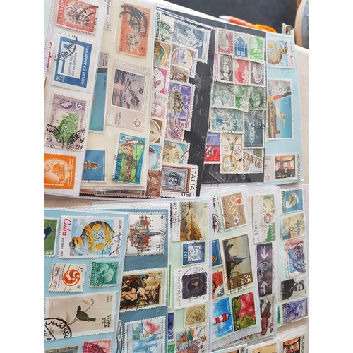 639 - Huge Collection of Stamps from All Over the World (50 x Pages, Approx 10 x Stamps each Page)