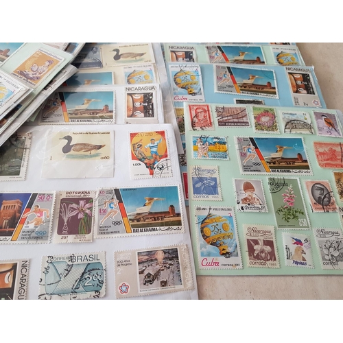 639 - Huge Collection of Stamps from All Over the World (50 x Pages, Approx 10 x Stamps each Page)