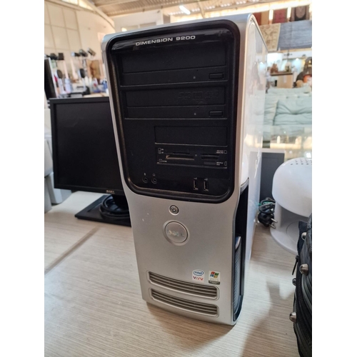 644 - Dell Dimension 9200 PC / Computer Tower, Together with Dell E1911c Monitor, (2), (Untested, Unknown ... 