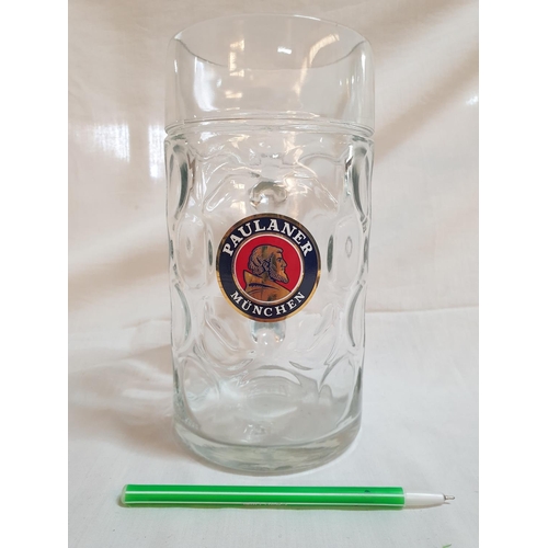 61 - Paulaner München Large 1ltr Collectable Barware Beer Stein