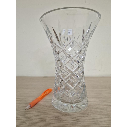 197 - Decorative Crystal Vase, (Approx. H: 23cm)