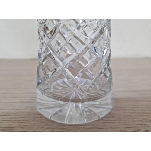 197 - Decorative Crystal Vase, (Approx. H: 23cm)